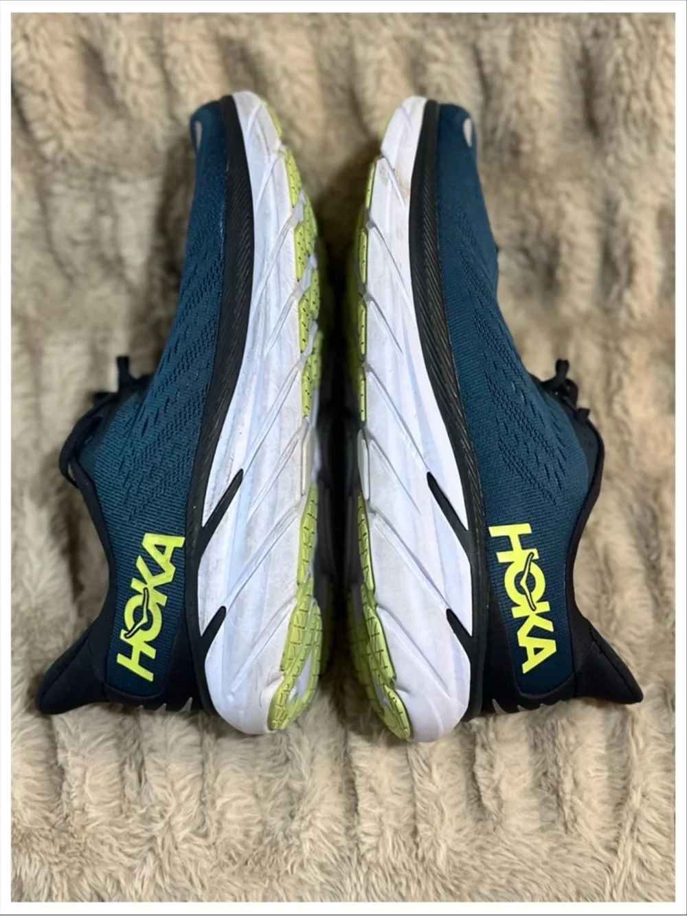 Hoka Clifton 8 Teal Sneakers~ Size 12D ~ Item #SN509